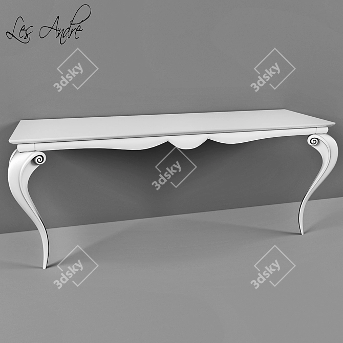 Modern Console Table: Les Andre STYLE 1258 3D model image 1