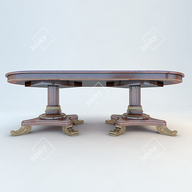 Elegant Francesco Molon Sideboard 3D model image 1