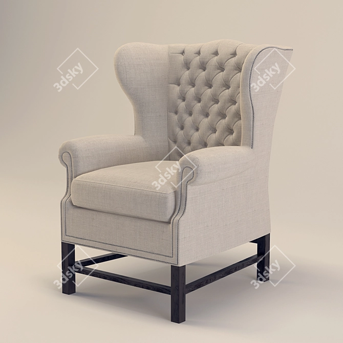 San Diego Upholstered by Maries Corner 3D model image 1