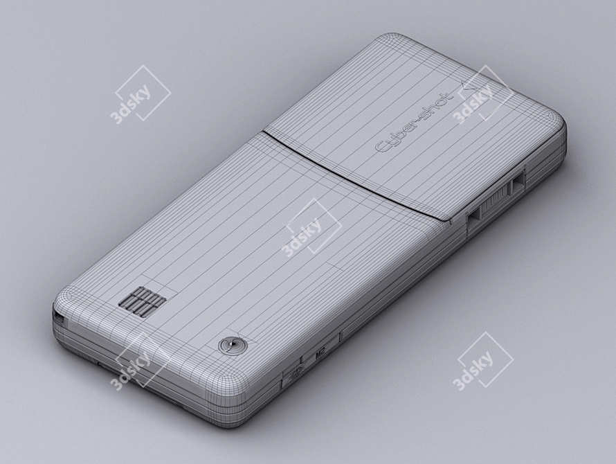 Sony Ericsson c510: High Definition Camera & Sleek Design 3D model image 2