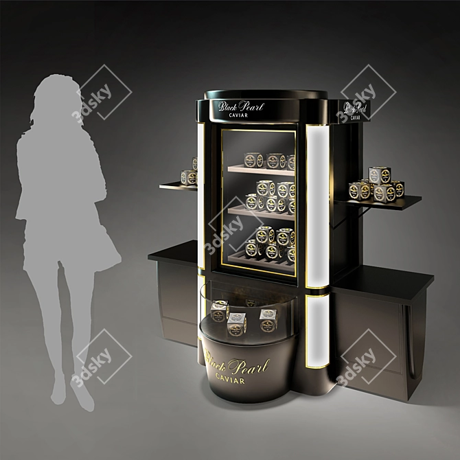 Black Pearl Trade Showcase 3D model image 1