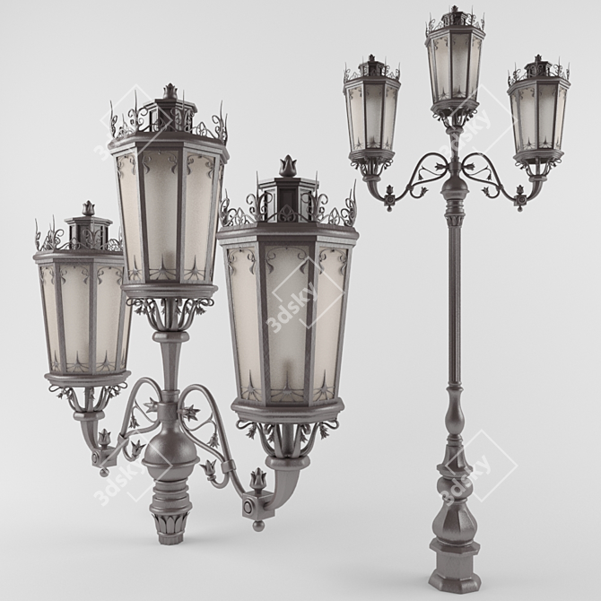 Illuminight Outdoor Lamp 3D model image 1