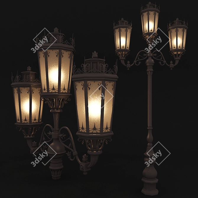 Illuminight Outdoor Lamp 3D model image 2