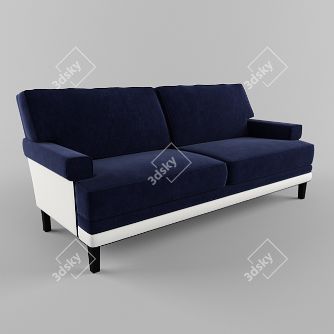 Elegant Rainer Sofa - Timeless Comfort 3D model image 1