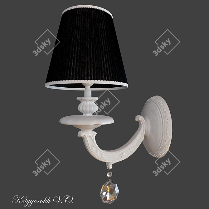 Classic Wall Sconce 3D model image 1
