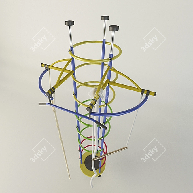 Saturn 3 Children's Gymnastic Set 3D model image 2