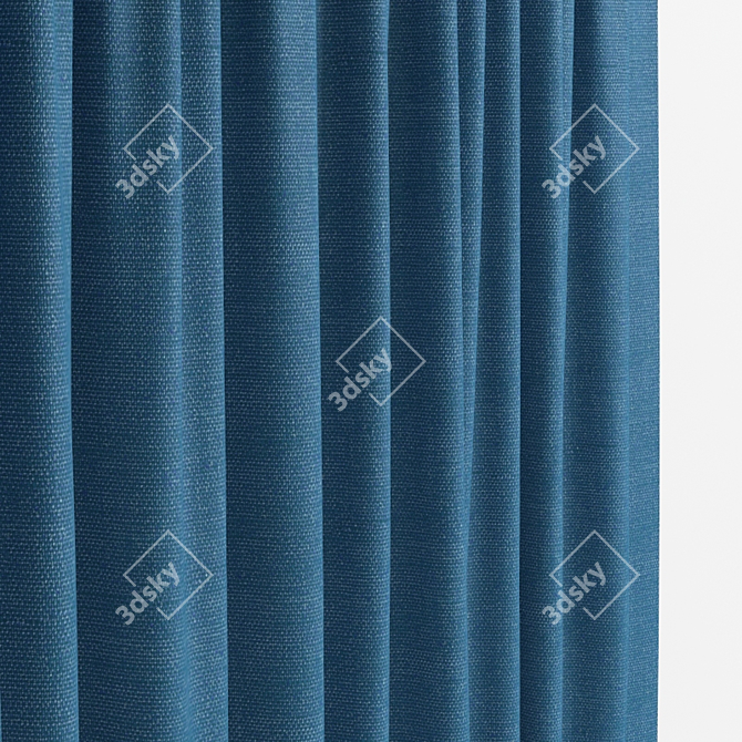 Elegance in Every Fold: Curtains 3D model image 3