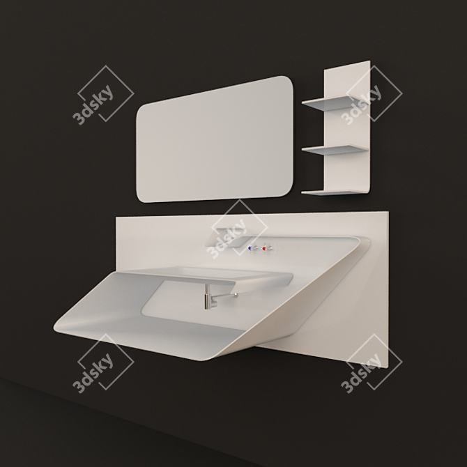 Arya Bath Set - Luxurious and Refreshing 3D model image 1