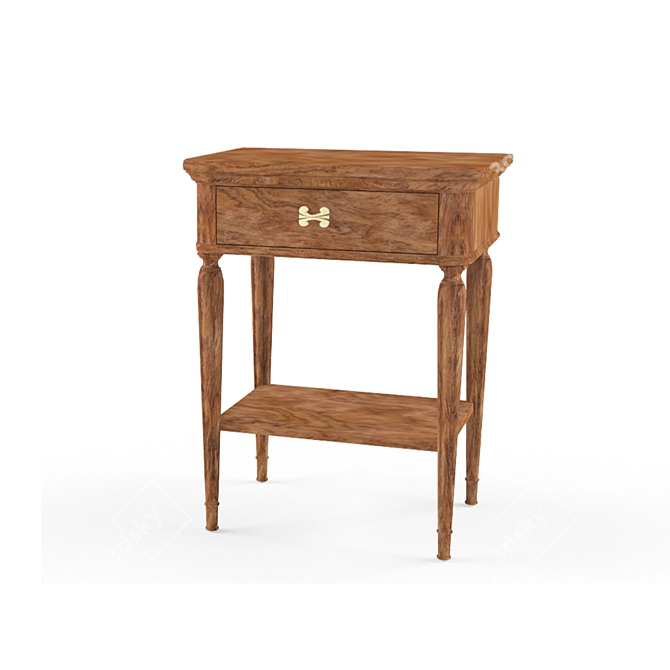 Classic Drawer Chest 3D model image 1