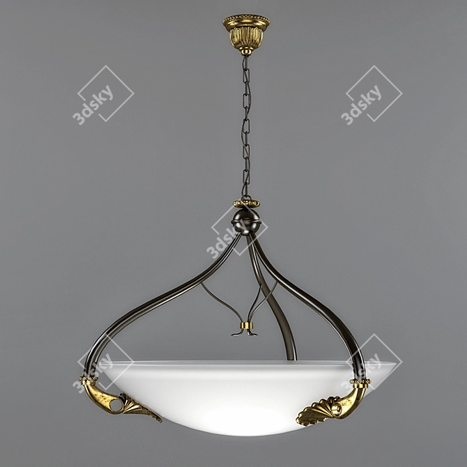 Hanging Pendant Lamp  Isa Corsi 407 3D model image 1
