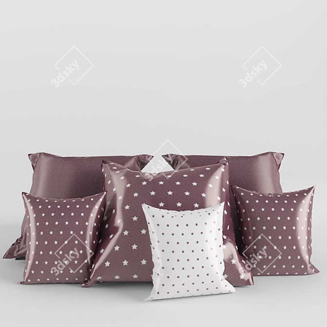 Title: Luxury Pillow for Unmatched Comfort 3D model image 1