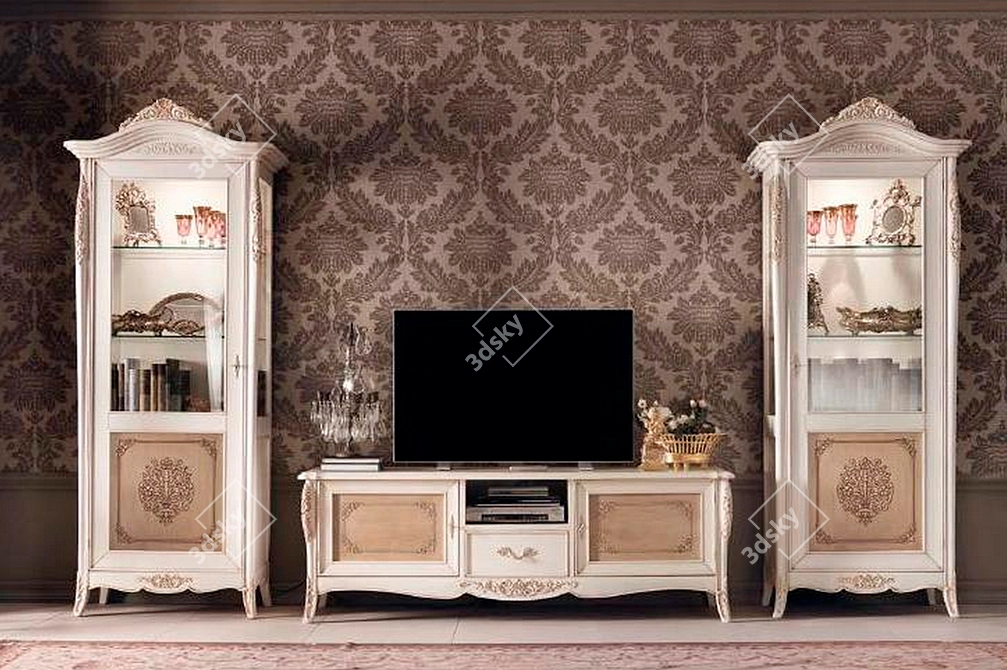Elegant Showcase Wardrobe: Francesco Pasi 3D model image 2
