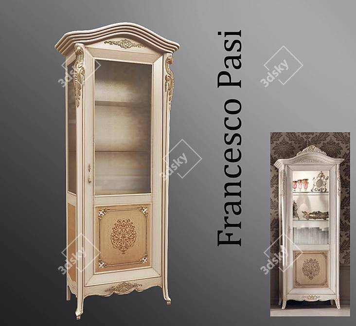 Elegant Showcase Wardrobe: Francesco Pasi 3D model image 3