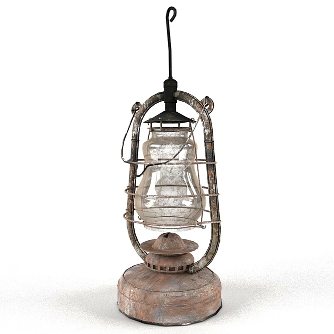 Title: Vintage Table Lamp 3D model image 1