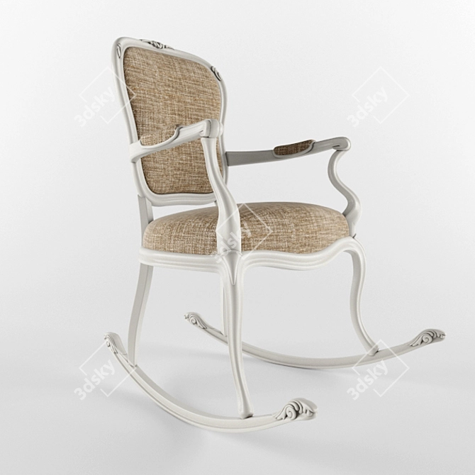 Elegant Savio Firmino Armchair 3D model image 1