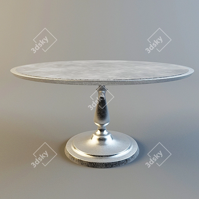 Genevieve Luxury Dining Table 3D model image 1