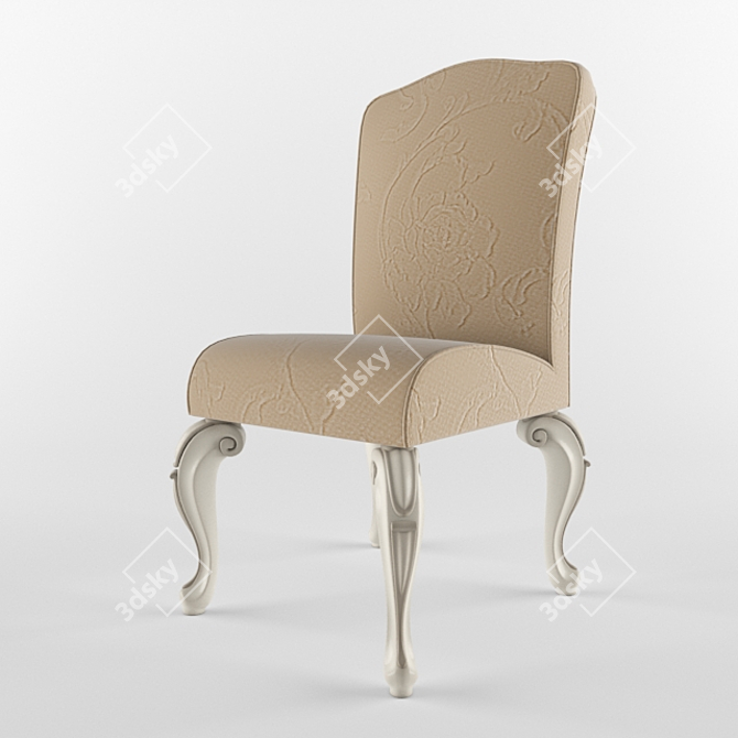 Elegant Giusti Portos Lord Chair 3D model image 1