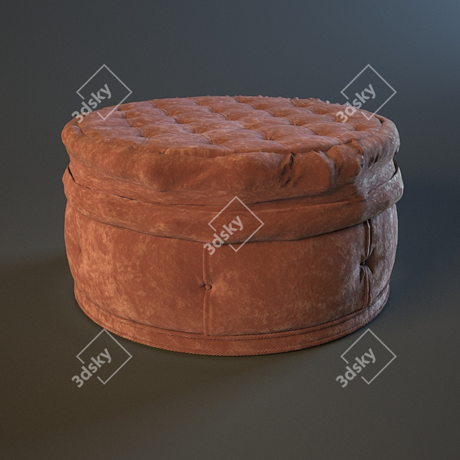 Giusti Portos Portovenere Pouf - Stylish and Comfortable! 3D model image 1