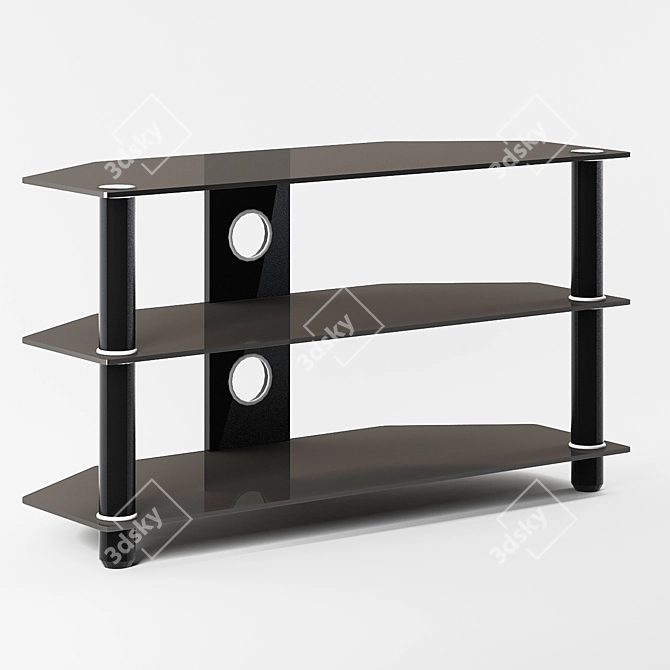 TV Stand Table 3D model image 1