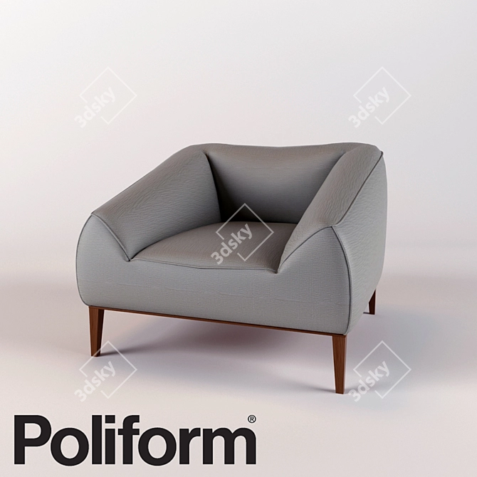 Luxurious Comfort: Polifrom Carmel 3D model image 1