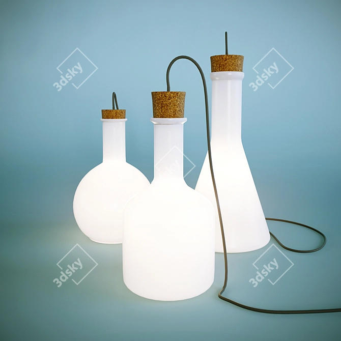 Labware Lamps by Benjamin Hubert 3D model image 1