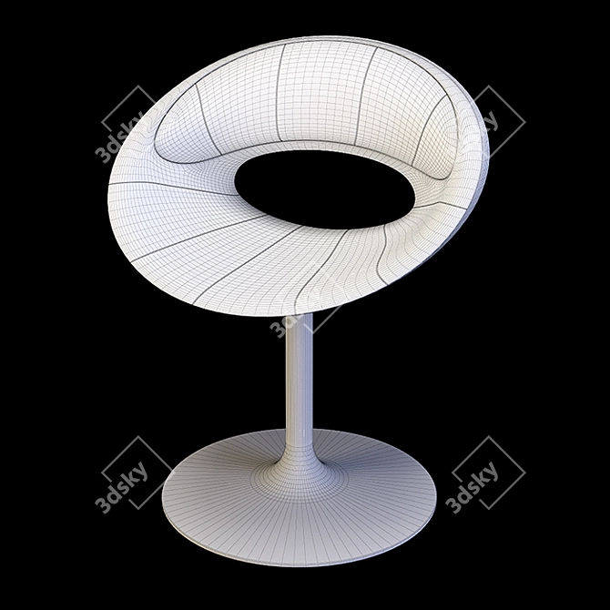 Elegant Exde Elixir Chair 3D model image 5