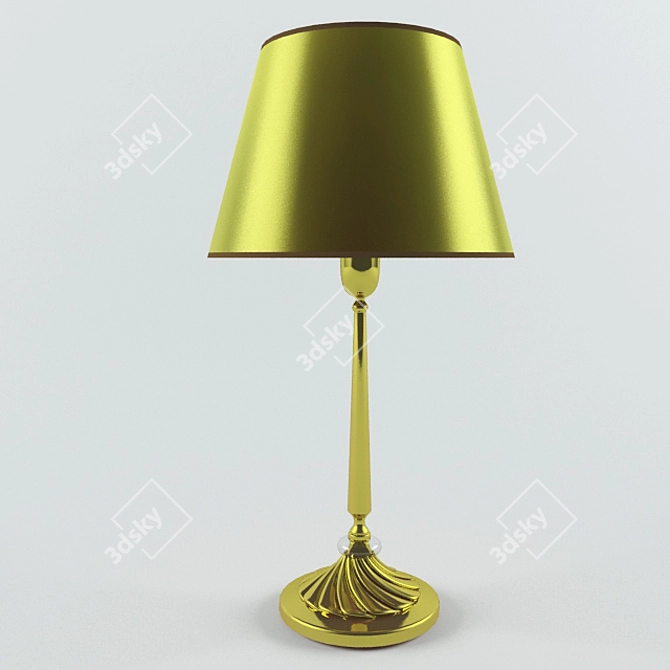 Minimalist Bedside Lamp 3D model image 1
