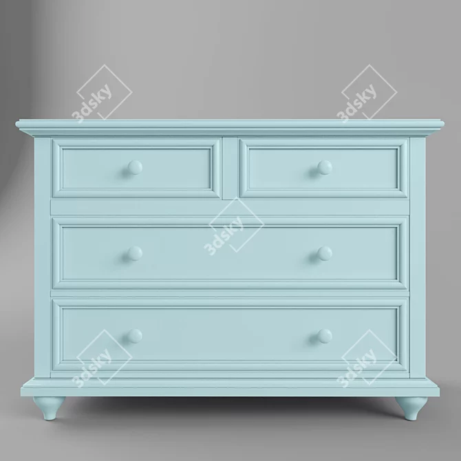 PROFI Youth Locker Dresser 3D model image 2