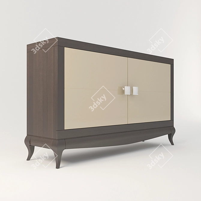 Elegant TV Stand 3D model image 3