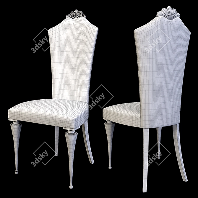 Elegant Giorgiocasa Casa Bella Chair 3D model image 3