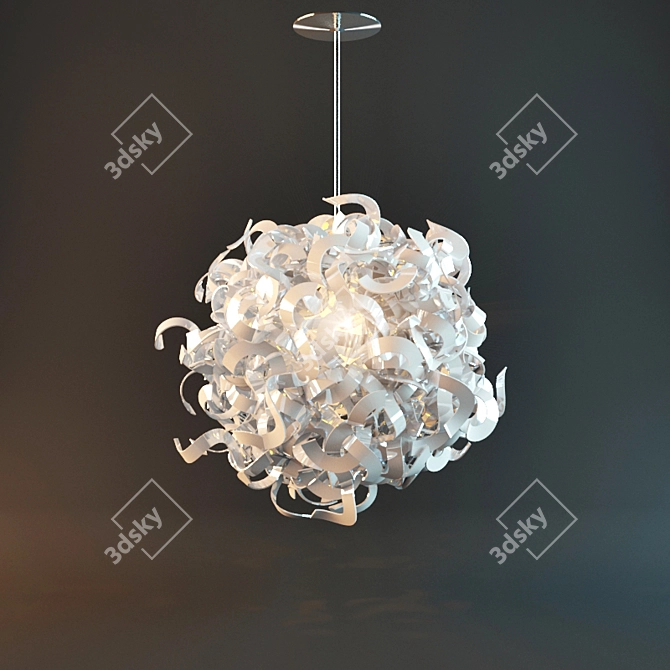 Andromeda Nastro Pendant Light 3D model image 1
