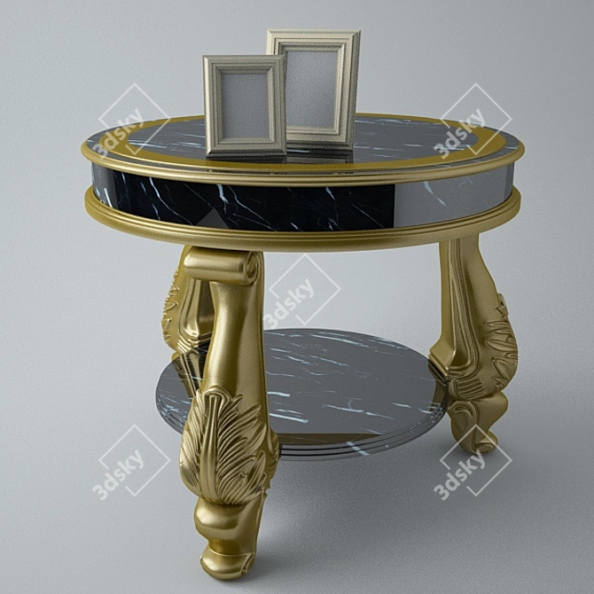 Elegant Display Stand 3D model image 1