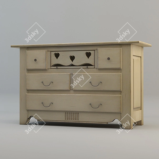 French Fabrique Grange CH435 3D model image 1