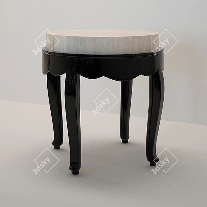 Modern Oval Coffee Table FLY 3D model image 1