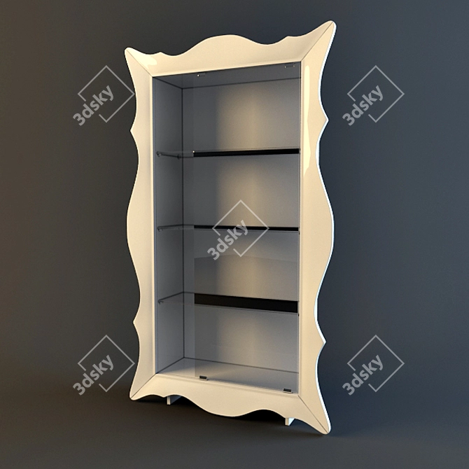 Fratelli Barri Glass Cabinet 3D model image 2