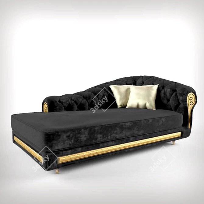 Luxury Vismara Sofa: Elegant & Comfortable 3D model image 1