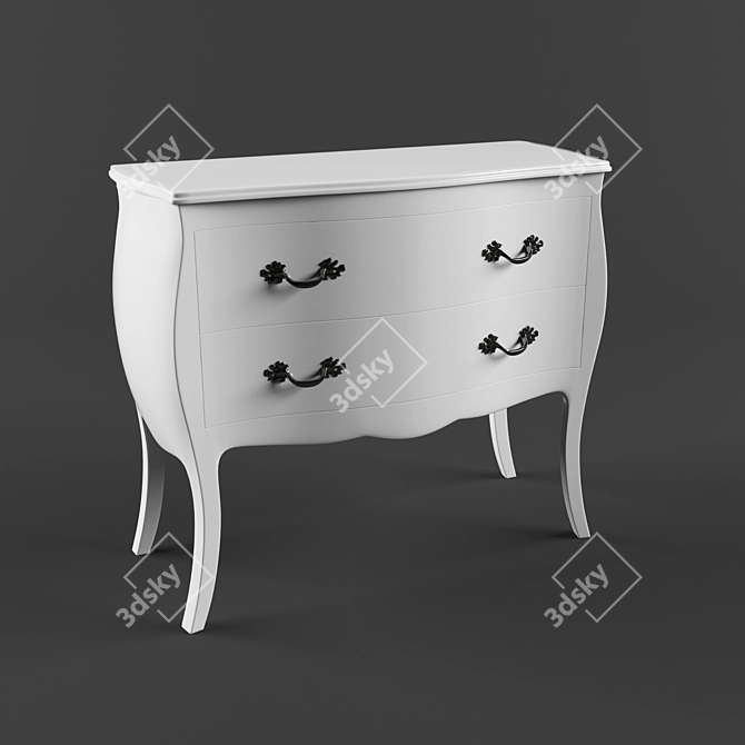Bolzan Letti Dresser - Elegant & Space-saving 3D model image 1