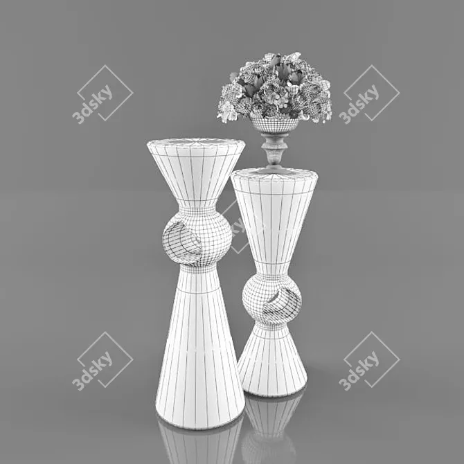 Modern Storage Solution: Cupboard DecoMax 3D model image 2
