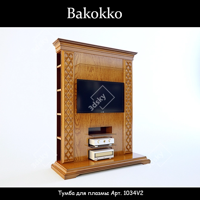 Bakokko Art. 1034V2 TV Stand 3D model image 1