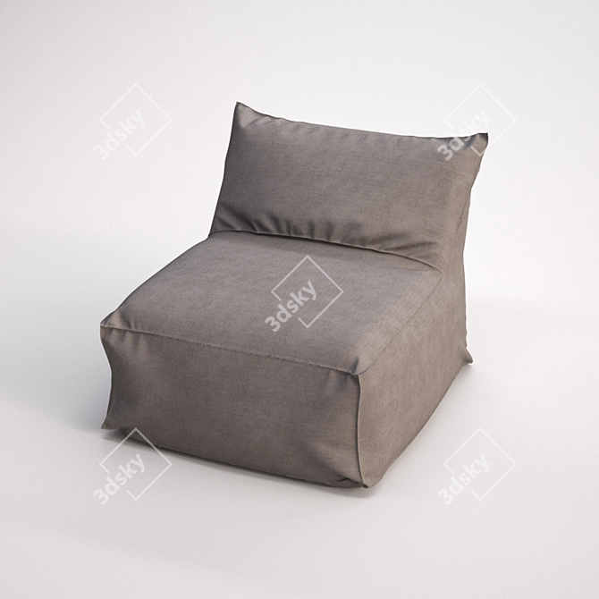 Pianca Limbo: Marvelous Designer Armchair 3D model image 1