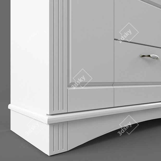 Britannica 90 - Modern Bathroom Vanity Set 3D model image 2