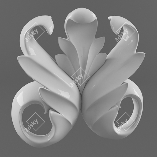 Handmade Decor Detail 3D model image 1