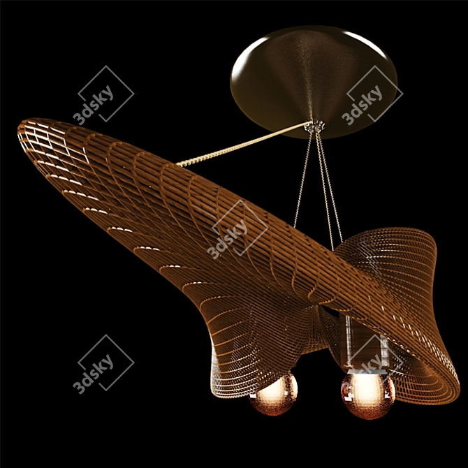 Custom-made Luxury Chandelier 3D model image 1