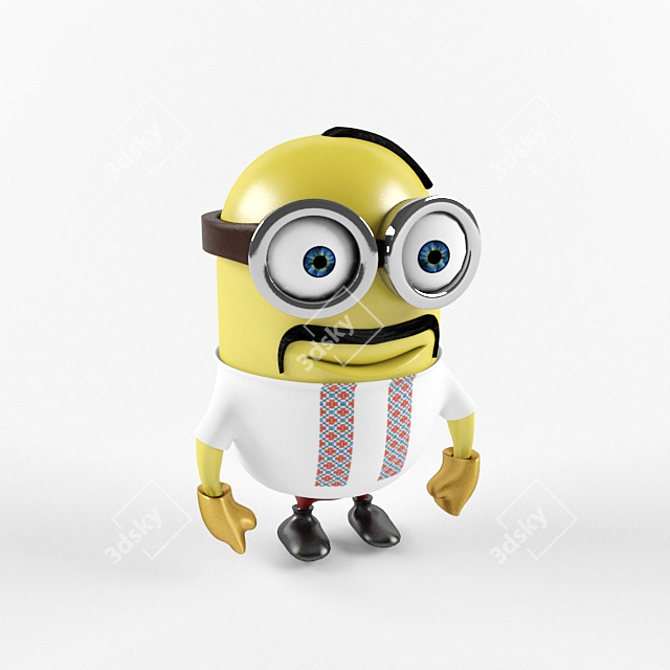 Ukrainian-style Minions 3D model image 1