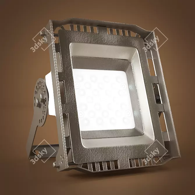 Compact Meccano Industrial Lighting 3D model image 1