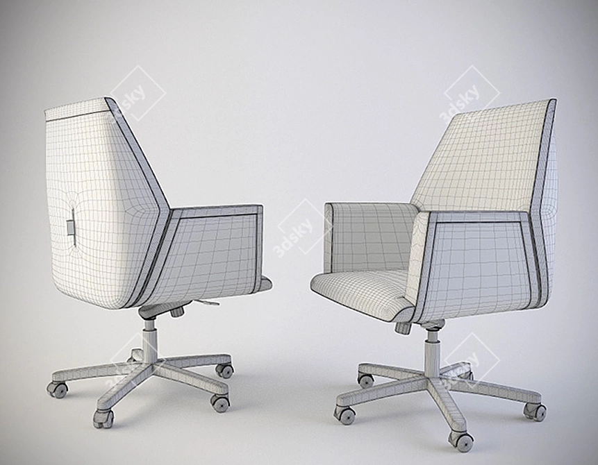 Deko Tua Armchair: Classic Comfort 3D model image 2