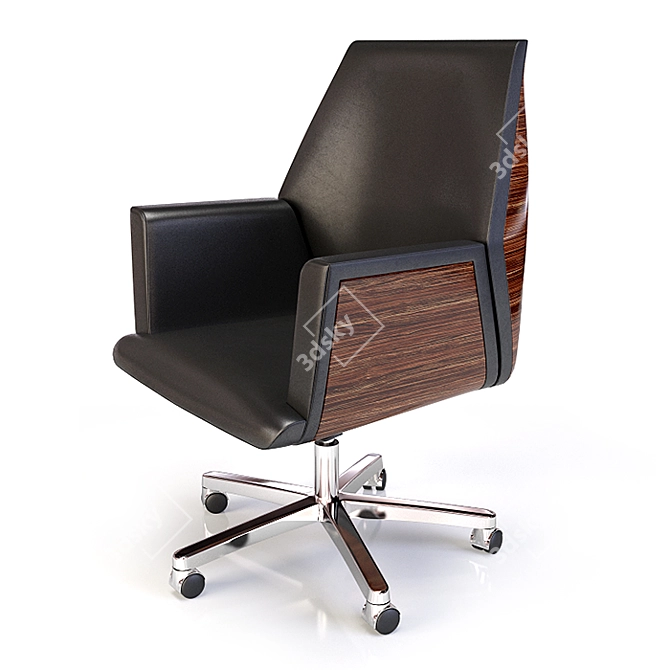 Deko Tua Armchair: Classic Comfort 3D model image 4