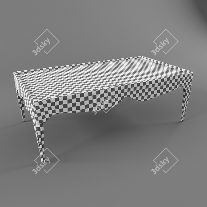 Streamline Pro 32: Lightweight Desk Solution 3D model image 3