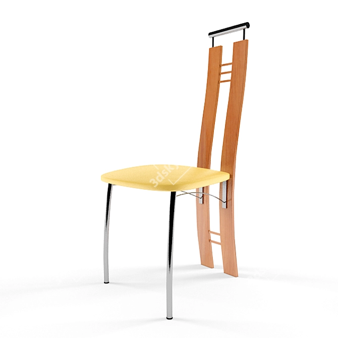 Effezeta 011 - Stylish and Sturdy Chair 3D model image 1