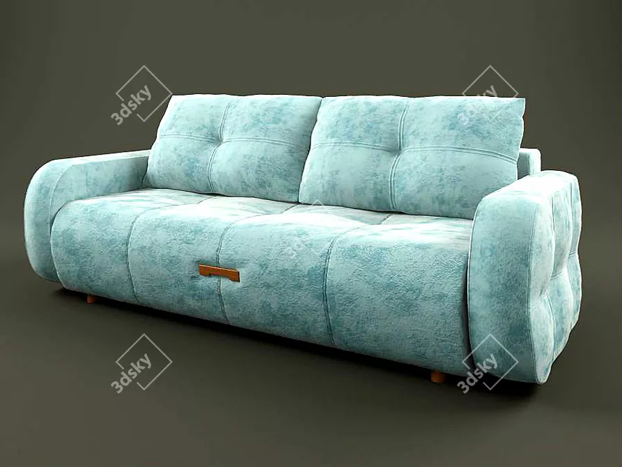Title: Modern Pushe Sofa and Armchair 3D model image 2